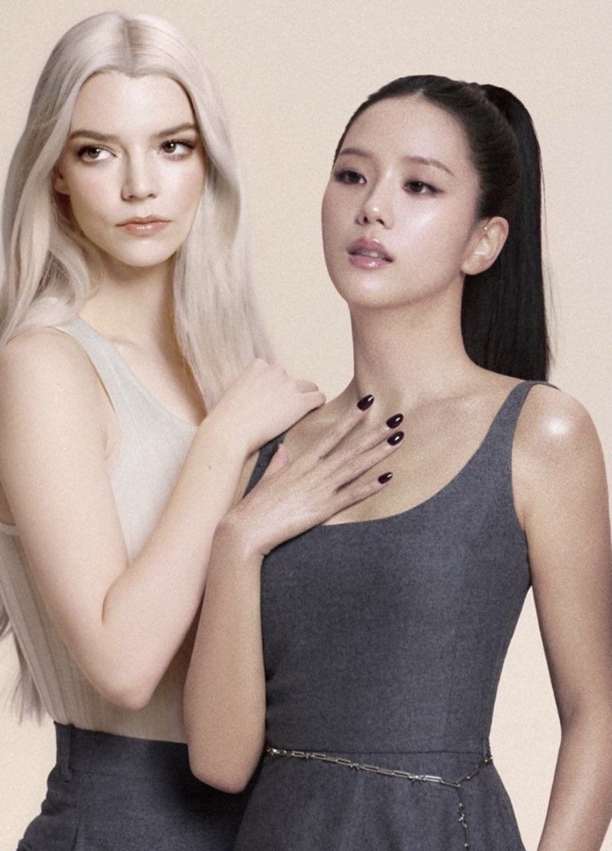 Anya Taylor-Joy and Jisoo for Dior Beauty