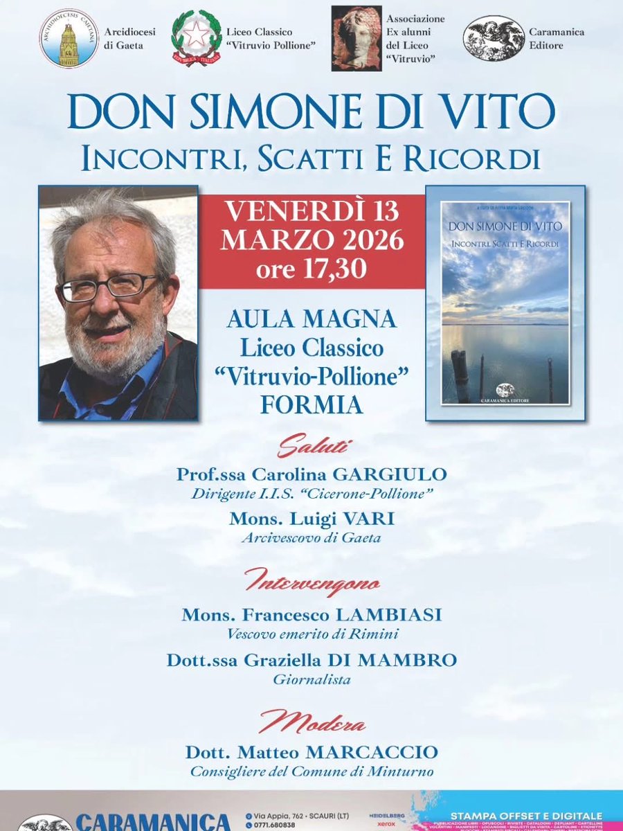 marcaccio_m's tweet photo. Venerdì, al liceo classico di Formia, per ricordare don Simone. https://t.co/Mf9NLaCA8z