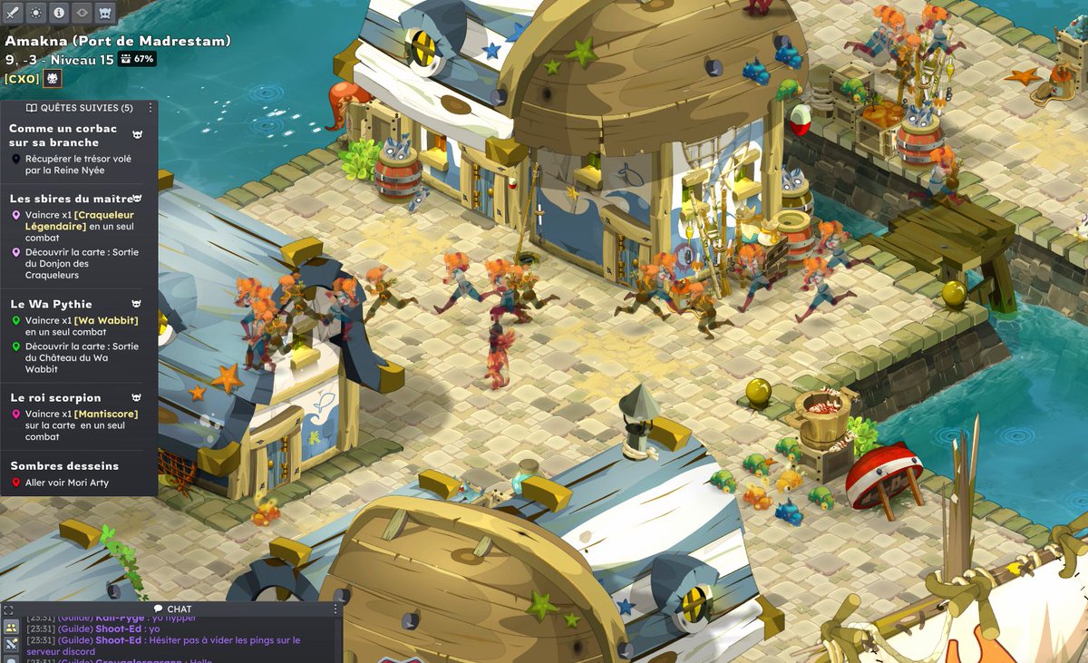 C'est actif sur Mikhal <a href="/DOFUSfr/">DOFUS</a> 
ça fait 10 minutes que des milliers de bot font des aller-retour