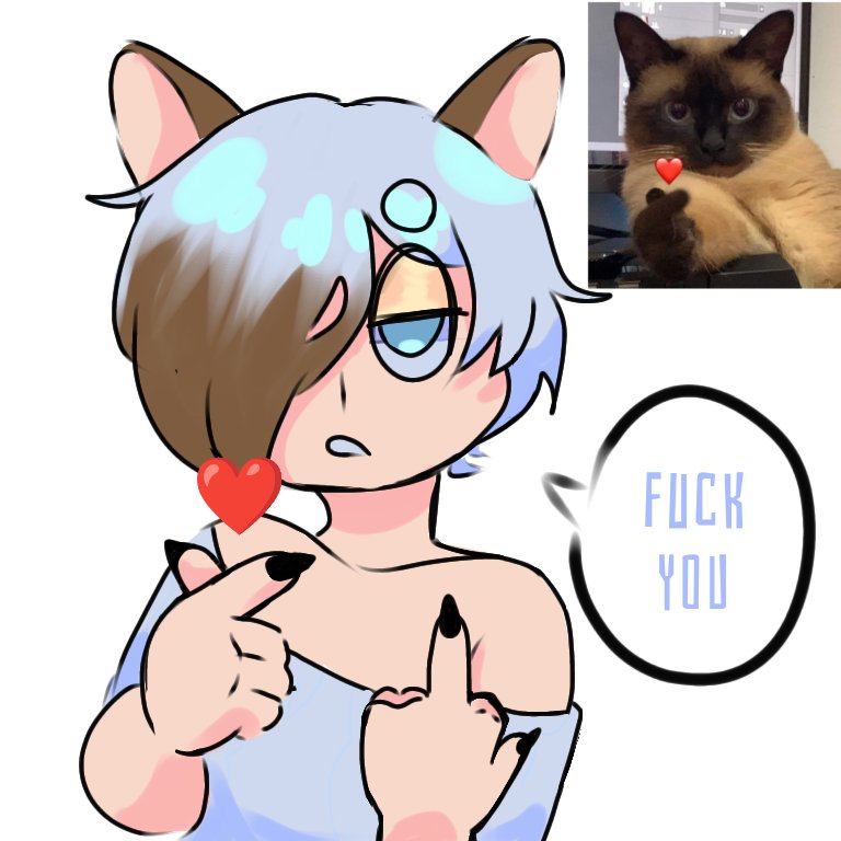 Zatch_Clown's tweet photo. Fuck you

#oc #MyOC #drawing #digitaldraw #art #arttwt #Chibi #cutechibi #fypシ゚viral #fyp #fypシ゚  #myart #Cat https://t.co/2L2U6iaLZo