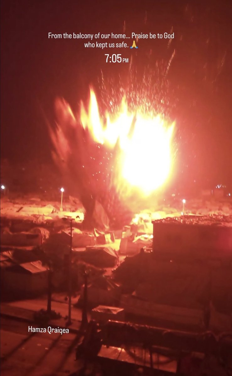 This is not Iran.
This is not Lebanon.

This is Gaza tonight.

Israel is currently raining bombs on 3 different countries, targeting civilians and vital infrastructure.

This is not the behavior of a “victim.”

This is terrorism.