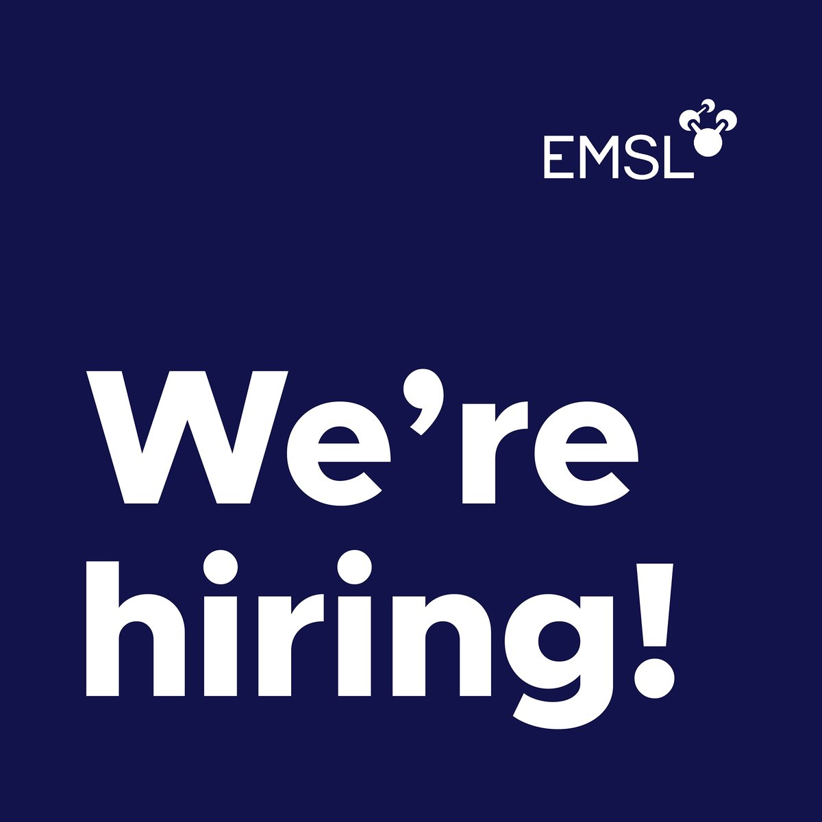 Environmental Molecular Sciences Laboratory (EMSL) tweet media