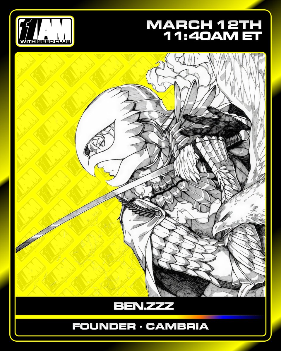 11AM w/ Seed Club tweet media