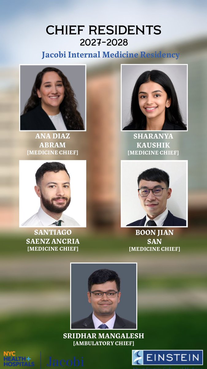Jacobi Internal Medicine Chiefs tweet media