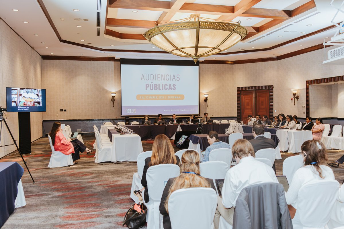 #195PeríodoCIDH | #CIDHAudiencias | #Regional: Impactos de la minería ilegal en los derechos económicos, sociales, culturales y ambientales. 

👉🏾 Las organizaciones expresaron preocupación por los daños irreversibles de la minería ilegal sobre ecosistemas, comunidades indígenas y