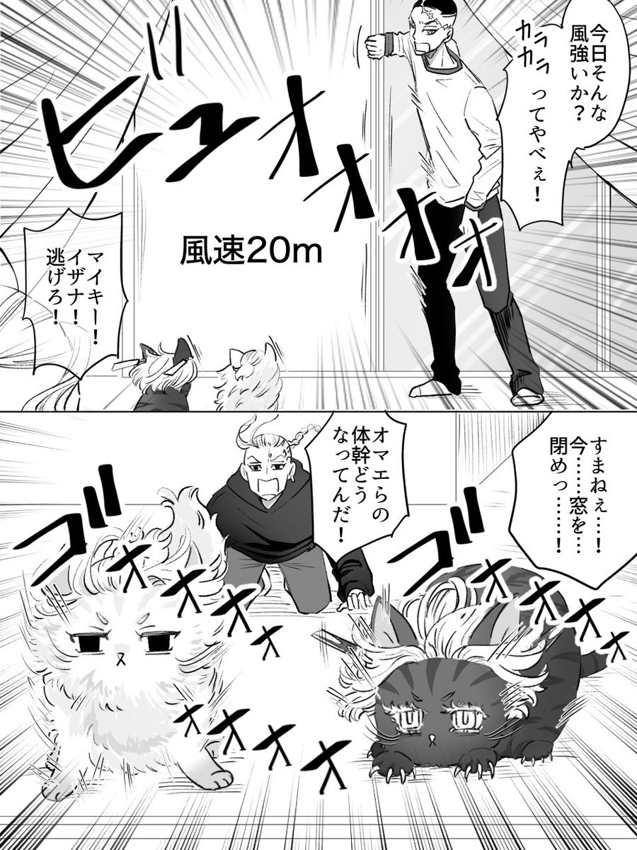 🧩😺
風速20mとは
・何かに掴まっていないと立っていられないレベル
・風に向かって歩くことが不可能