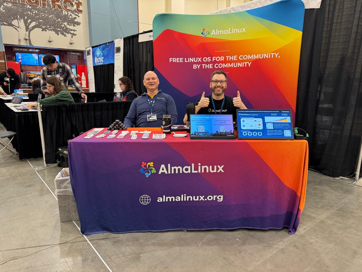 AlmaLinux tweet media