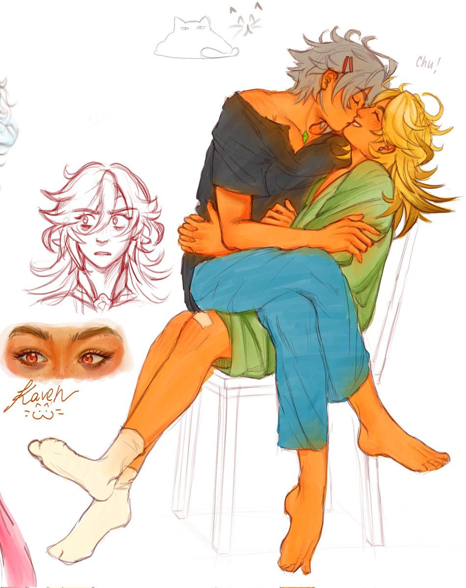 niirenorange's tweet photo. The 'we are so back' wip https://t.co/YZfaZEsmGp