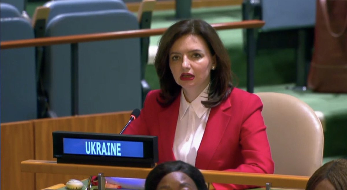 Today I delivered a statement at #CSW70 on behalf of Ukraine:
- Russia’s aggression has a direct impact on 🇺🇦women 
- Russia commits sexual violence in Ukraine against women, men and children 
- Russia must be included into the “shame list” in SG report &amp; held to account.