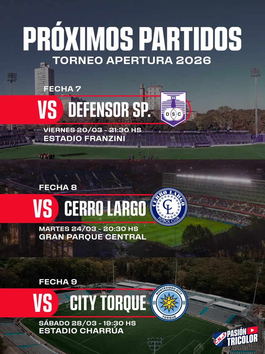 PasionTricolor1's tweet photo. CALENDARIO 🗓️ 

Estos son los próximos partidos del DECANO previo al debut de COPA.

#PasionTricolorPlay #LaRadioDelHincha
SÚMATE AL CHAT EN VIVO https://t.co/SPFk29bPxQ https://t.co/MFtIro2tMk