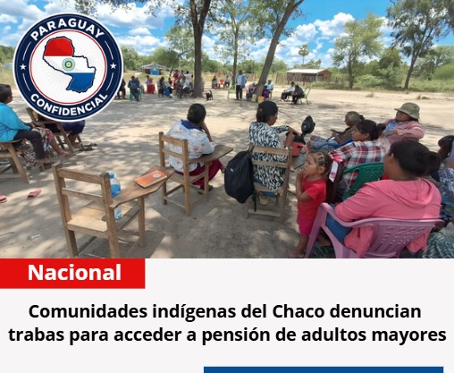pyconfidencial's tweet image. 🇵🇾 Comunidades indígenas del Chaco denuncian trabas para acceder y cobrar la pensión de adultos mayores del MDS. Señalan dificultades por la falta de cajeros, largas distancias y exclusiones del programa. #Chaco #Paraguay