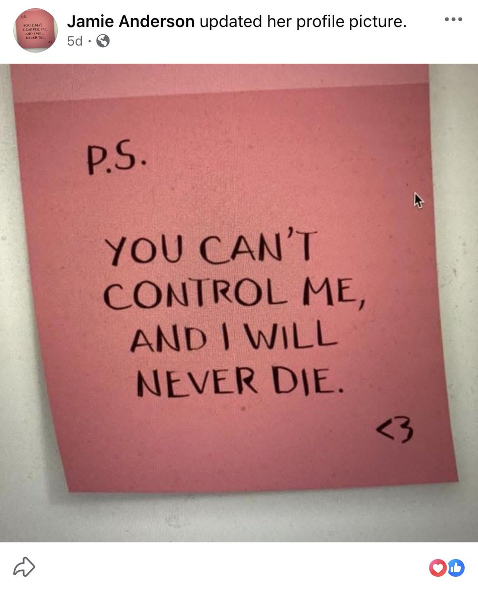 UPDATE: <a href="/LCPSOfficial/">LCPS News</a> trans school counselor wants you to know he can’t be controlled (around your kids) and he will not die (why is it always macabre with these people?)