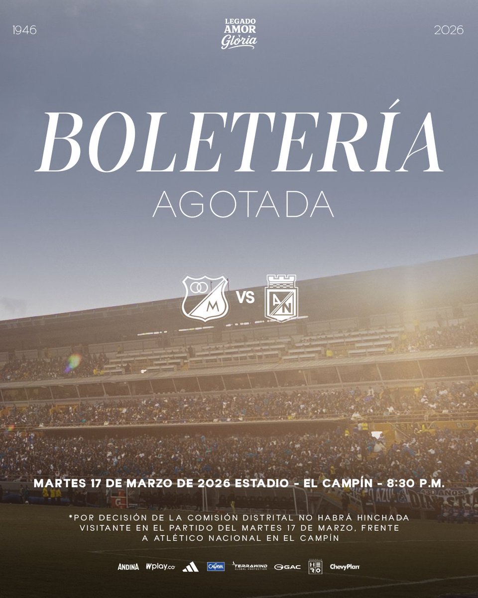 Millonarios FC tweet media