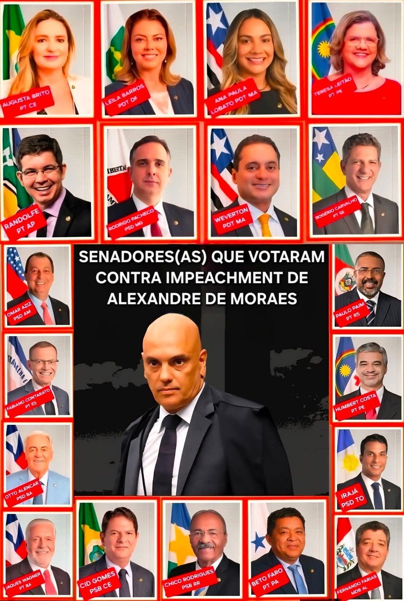 Gente!

- Chegou a hora de chutar o traseiro destes trastes inúteis, principalmente se for algum do #centrao e <a href="/psdsenado/">Liderança PSD Senado</a>