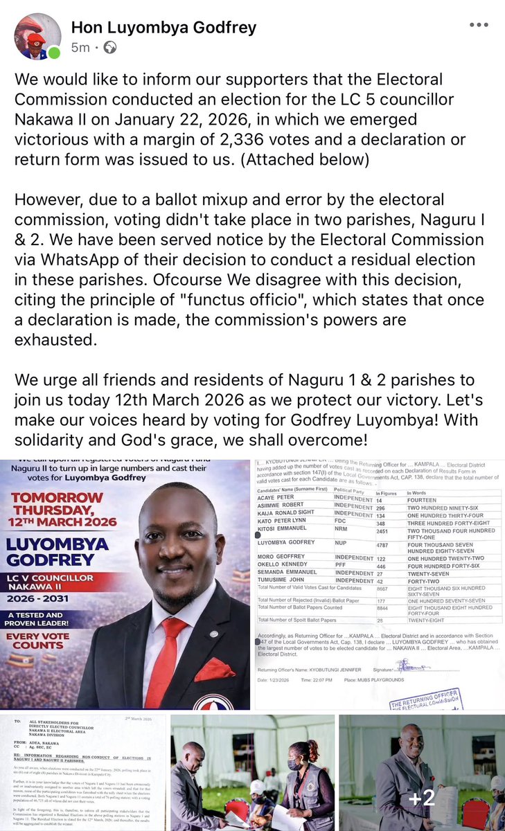 Rt Hon Luyombya Godfrey tweet media