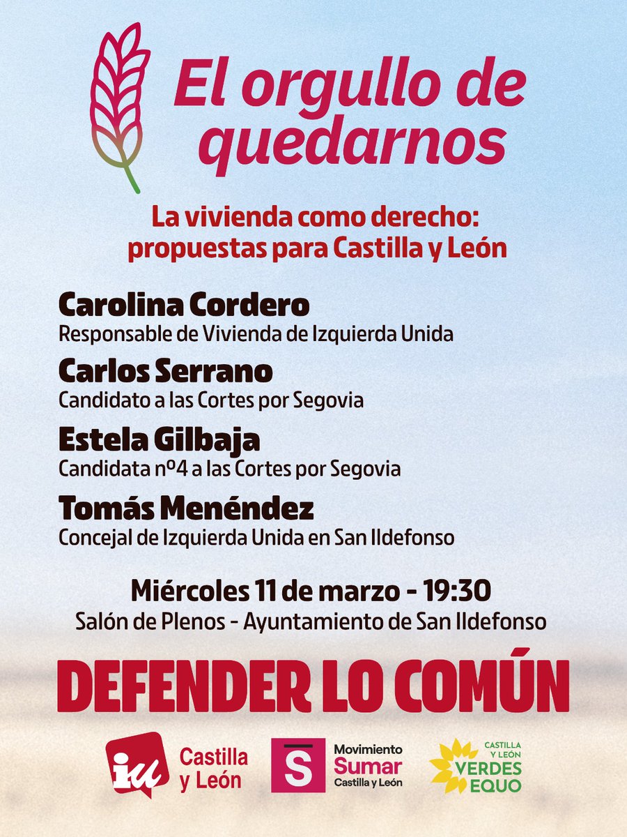 IUsanildefonso's tweet photo. 😊Magnífico el que menos celebrado en el municipio.
🏘️La vivienda como derecho y como bien de primera necesidad.
Gracias a Carlos Serrano y Lucía Arranz por participar
Gracias Carolina Cordero por detallar las politicas de vivienda de IU
#DefenderLoComun
#VotaenComun https://t.co/A14s6hv9K5