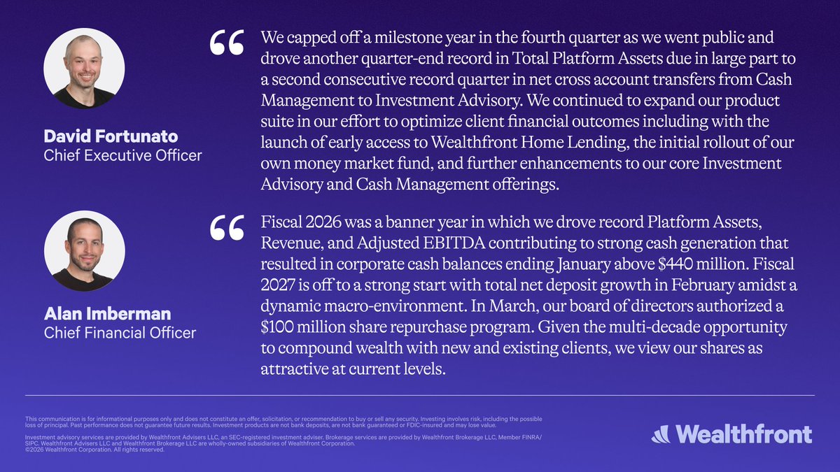 Wealthfront tweet media