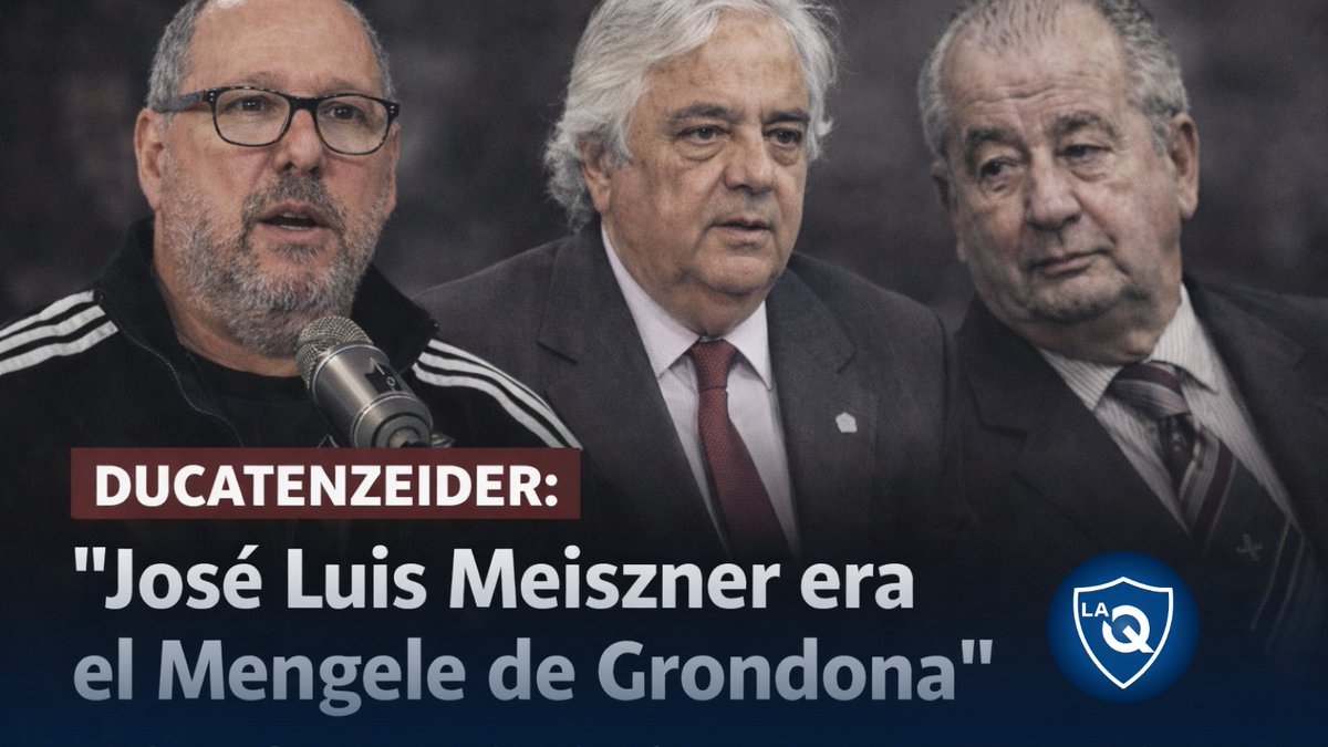🎙️ En un stream junto al periodista <a href="/pablocarrozza/">Pablo Carrozza</a>, Andrés Ducatenzeiler lanzó una fuerte frase sobre José Luis Meiszner y su vínculo con Julio Grondona, comparándolo con Josef Mengele, el médico del régimen nazi conocido por sus crímenes en los campos de concentración.