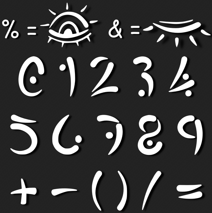 Gaboul69's tweet photo. I can finally share my custom #LittleNightmares and usable font freely to all of you !

You have the entire alphabet + numbers + special digits and 2 eyes on &amp; and % !

Thanks alot @DracoNightmares for QA and the artist @Lunargh0st_ !

https://t.co/JfOoM7Xf93

#LittleNightmares2 https://t.co/7Yx2zzn3qw