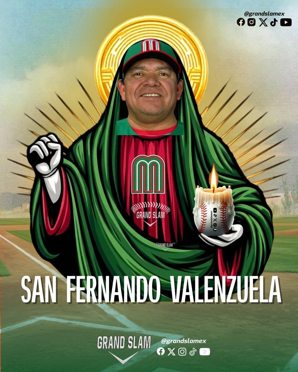 grandslammex's tweet photo. ¡San Fernando Valenzuela, guía a la Selección Mexicana al triunfo el día de hoy! 🙏🇲🇽

¡La Fernandomanía SIEMPRE PRESENTE!💚

#WorldBaseballClassic | #EsMiSangre🩸 https://t.co/Vvy70XJGA2