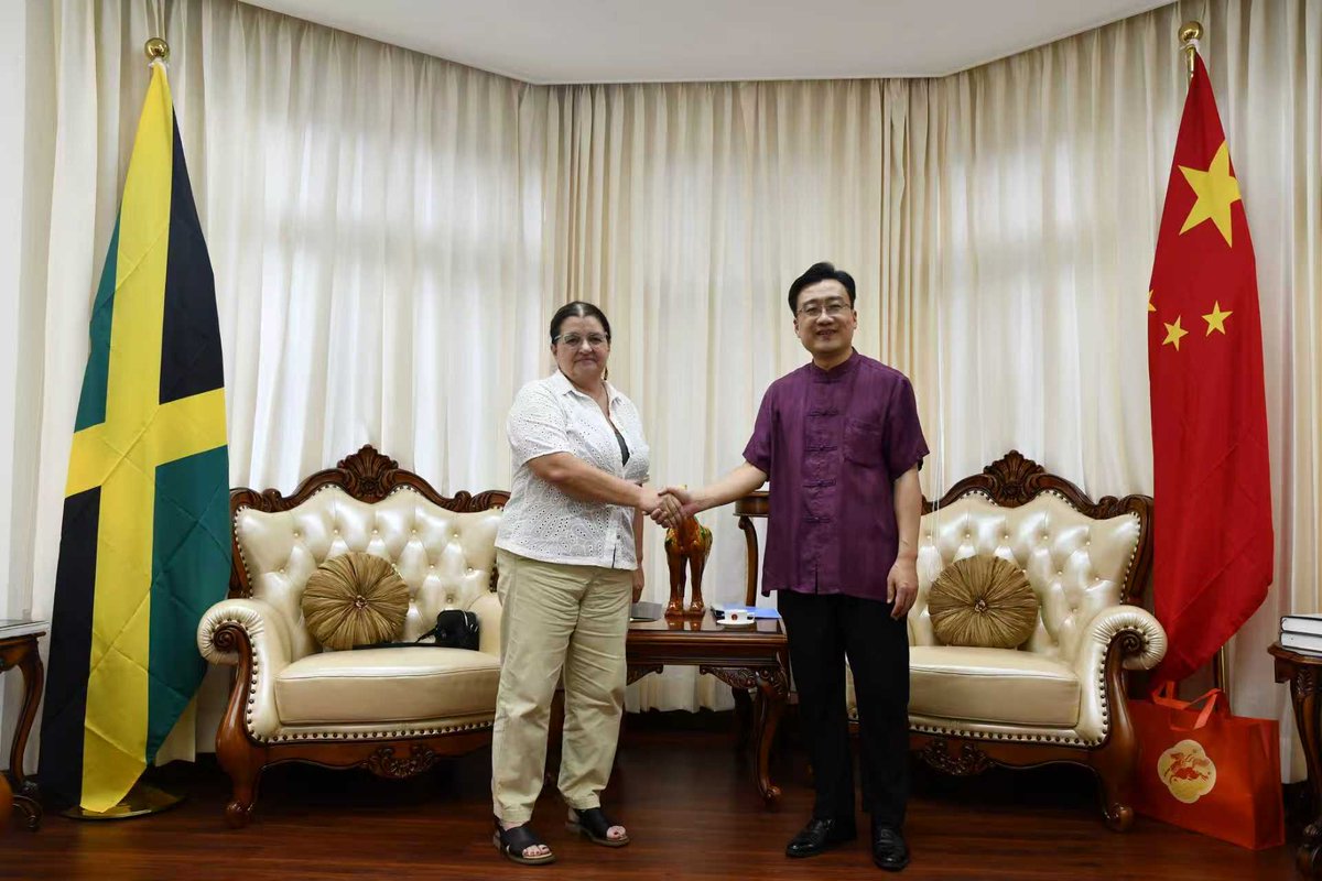 Chinese Embassy in Jamaica tweet media