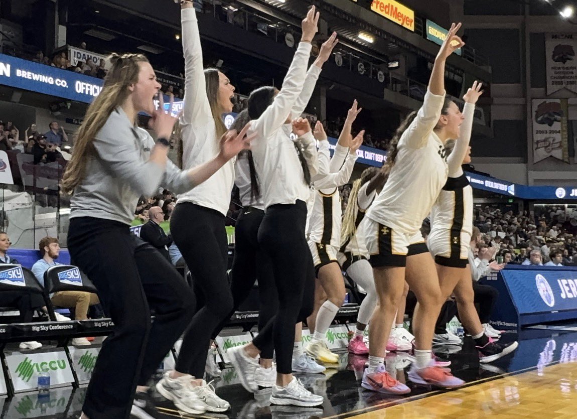 IdahoPubRadio's tweet photo. .@VandalsWBB has won the 2026 Big Sky Championship, defeating Montana State today at Idaho Central Arena in Boise, 60-57. The Vandals advance to the NCAA Tournament. (@randarae, reporting and photos) https://t.co/G0XoSeZ3Hn