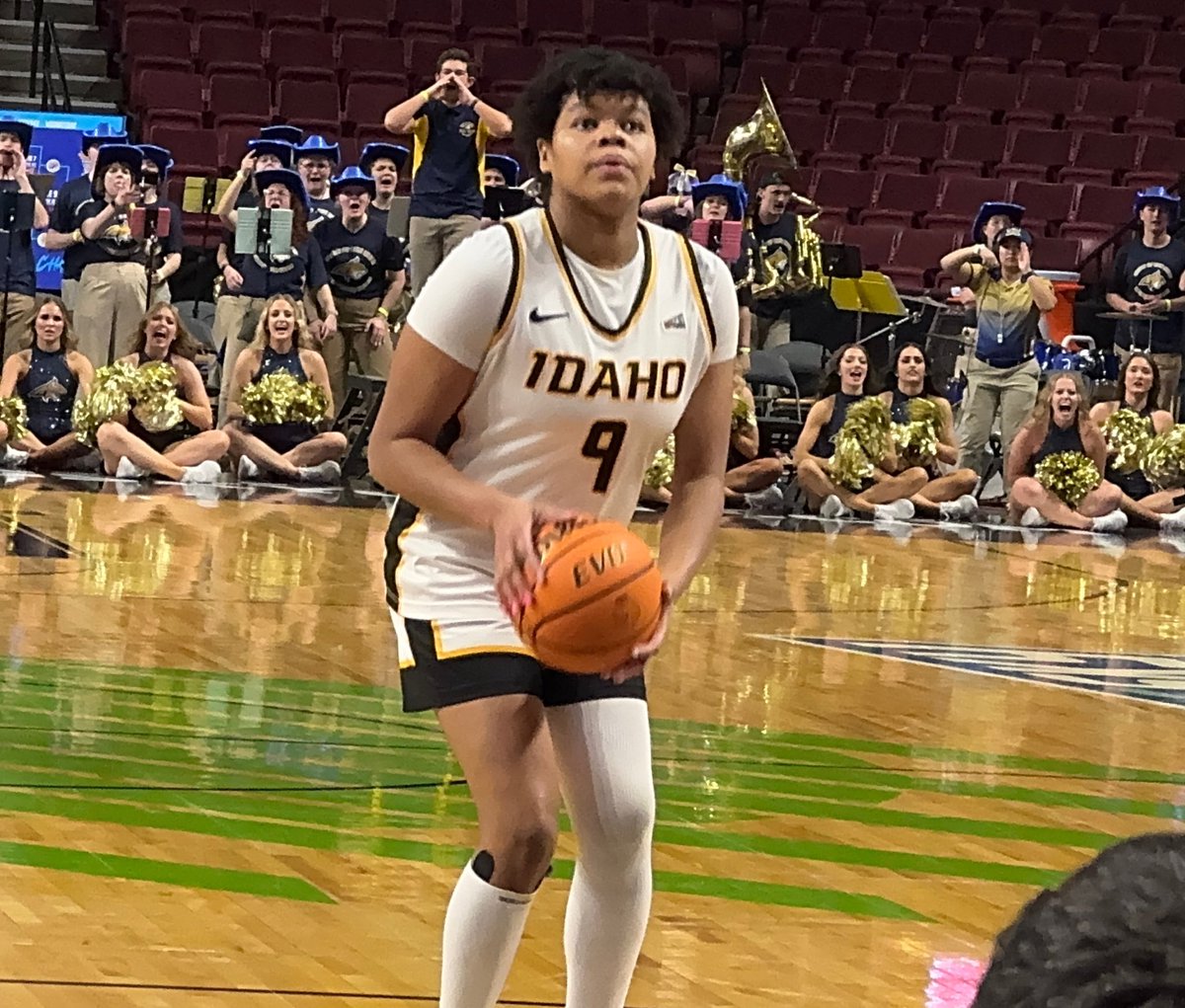 IdahoPubRadio's tweet photo. .@VandalsWBB has won the 2026 Big Sky Championship, defeating Montana State today at Idaho Central Arena in Boise, 60-57. The Vandals advance to the NCAA Tournament. (@randarae, reporting and photos) https://t.co/G0XoSeZ3Hn
