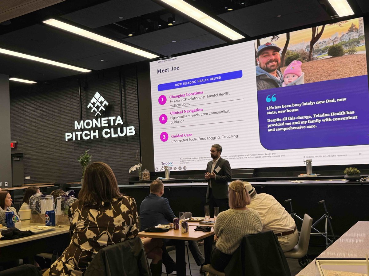TeladocHealth's tweet image. Thank you to everyone who joined our Rise with Teladoc Health events in Chicago and St. Louis. An emotional highlight was when a teammate shared how Teladoc supported his health as a new dad. See where we’re going next: teladochealth.com/organizations/… #VirtualCare #HealthcareInnovation