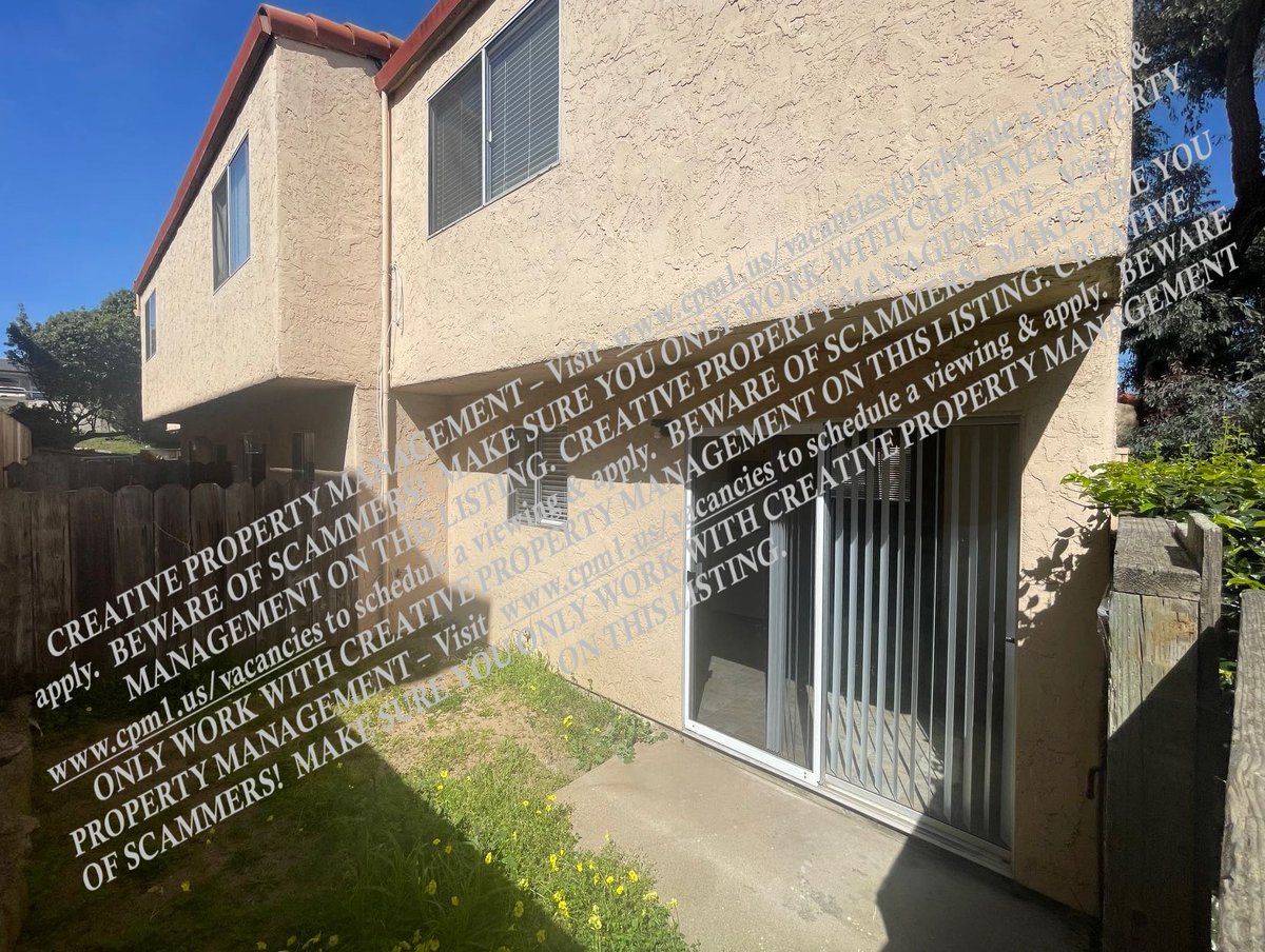 CPM_Monterey's tweet photo. New Vacancy - 3037 Sunset Ave. Unit 3, Marina, CA 93933. 
Rent $2,145/month 

This 2-story Townhouse offers a half a bathroom downstairs, and full shared bathroom for the 2 bedrooms upstairs, large bedroom with walk in closet. 1 carport parking space, shared coin operated washers and dryers are available for the apartment complex tenants.  

Situated in a vibrant community, this apartment is close to parks, some facilities are within a short distance, making daily errands convenient on foot or some bike-friendly paths offering easy access to outdoor recreational activities.
Easy access to HWY 1, minutes from Marina State Beach, CSUMB, VA, shopping stores, and the Monterey Regional Airport is about a 15-minute drive away. 

Deposit $2,145
No Pets, No Dogs, No Cats
No Smoking
No Co-signer's
 
All Showings are self-showings - schedule on-line thru our website cpm1 us