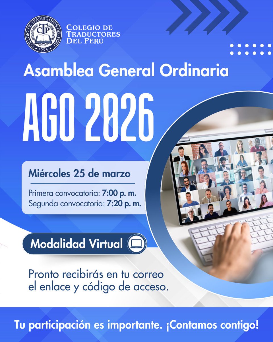 Colegio de Traductores del Perú - CTP tweet media