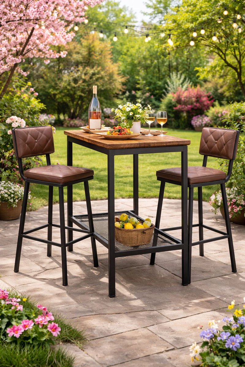 Mommaskitchen1's tweet image. Embrace the freshness of spring with our Bar Table Set, featuring 2 Bar Stools with PU Soft Seats and a comfy backrest. Perfect for enjoying sunny mornings or breezy evenings! 
Shop at Mommaskitchensupplies.com
#SpringVibes #HomeStyle #BarSet #CozyNook #InteriorDesign