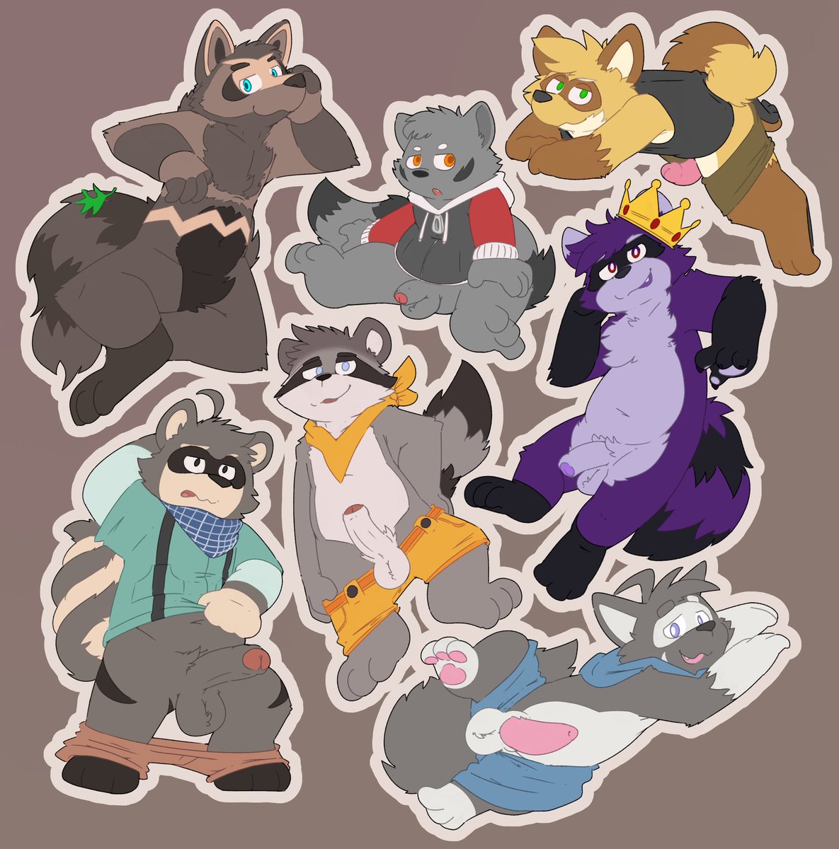 Buizel and raccoon friends~
Sorry I don’t have much to post lately, but I have a few commission in the way at least