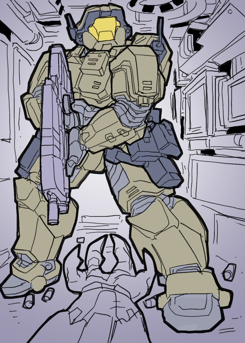 NateZiller's tweet photo. Drew a random #HALO spartan! https://t.co/QjlV9engj9
