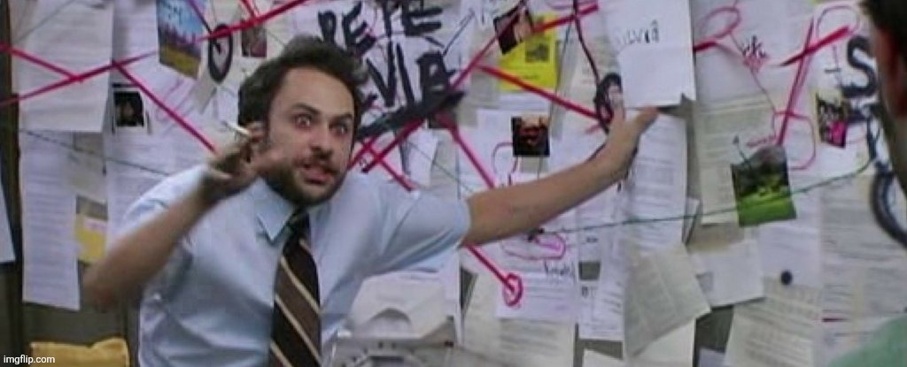 Future historians trying to connect the dots between Greenland, oversized shoes, pedophiles and oil