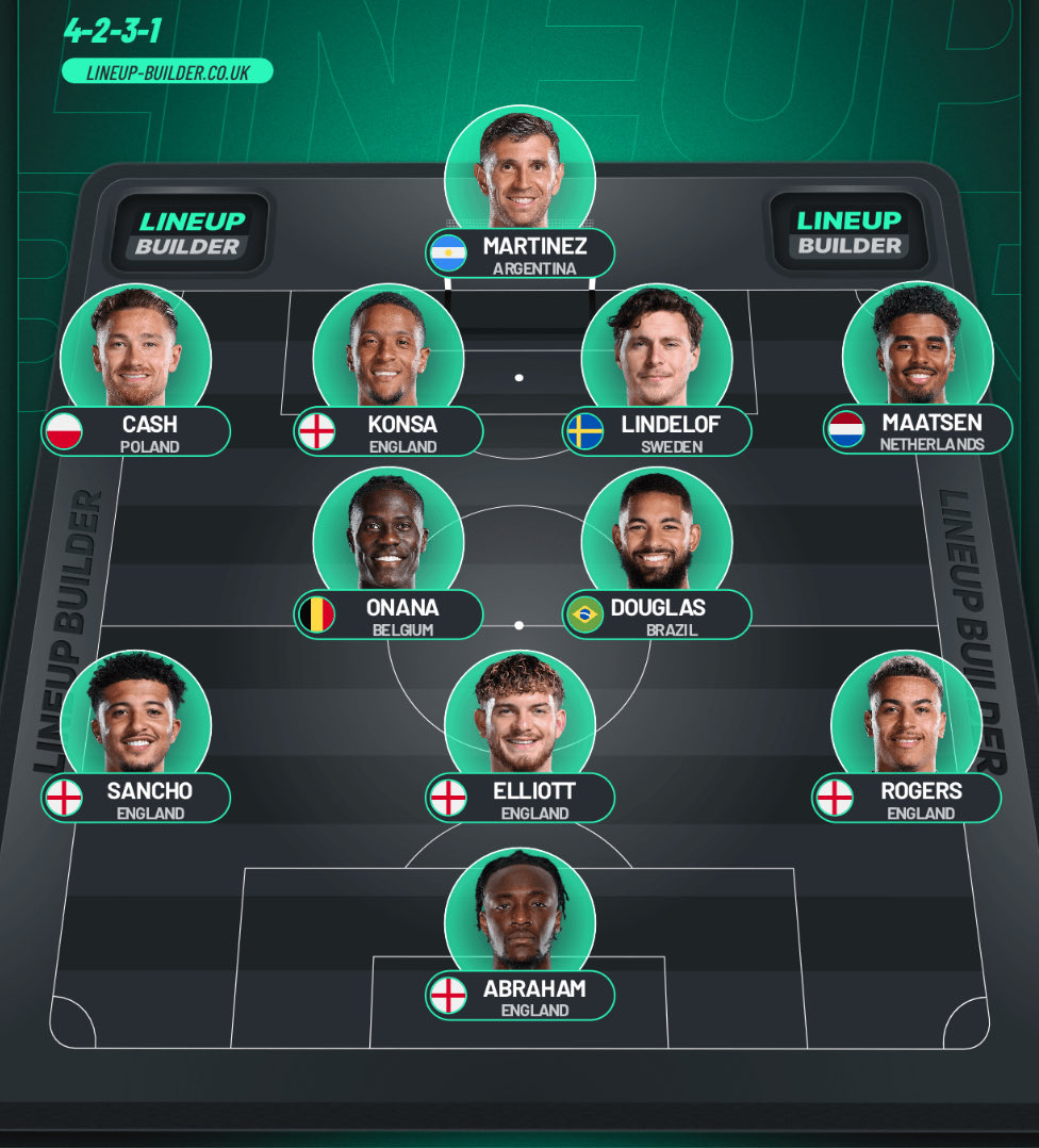 This needs to be the starting 11 vs Lille