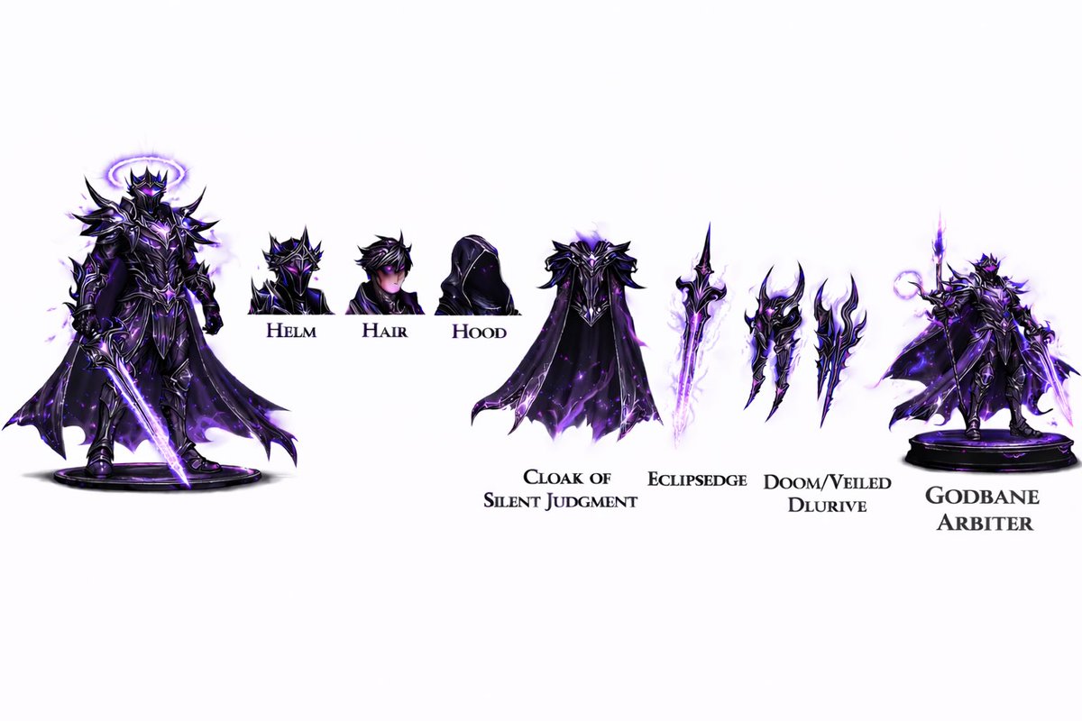 ReconsAQW's tweet photo. AQW Character Name: Recons

Title: Archon Arbiter

Description:
Long before the kingdoms of AQW existed, the universe was ruled by two ancient forces:

⭐ The Celestial Archons — creators of stars and guardians of life
⚡ The Void Arbiters — judges who erased worlds consumed by chaos

To preserve balance between them, a relic was forged…

The Arbiter Core.

Hidden beneath the forgotten Stellar Gate, the Core remained dormant for ages — until a warrior named Recons awakened it.

Instead of destroying him, the Core chose him.

He became something the universe had never seen before:

The Archon Arbiter
A being capable of wielding both creation and destruction.

This concept features two legendary armor sets:

⭐ Celestial Archon — divine cosmic creation
⚡ Godbane Arbiter — void judgment and destruction

The set includes:

• Multiple helm variants
• Legendary weapon designs
• Cosmic capes
• A full saga storyline featuring Warlic, Astraeus, Nyxara, Lyra, and Kael

The story culminates in a cosmic war for control of the Arbiter Core and the rise of a new faction dedicated to protecting the universe.

https://t.co/sGcsMeoZqE

https://t.co/yca3vt1rvT

#AQW #AQWorlds #Infinity #Kickstarter