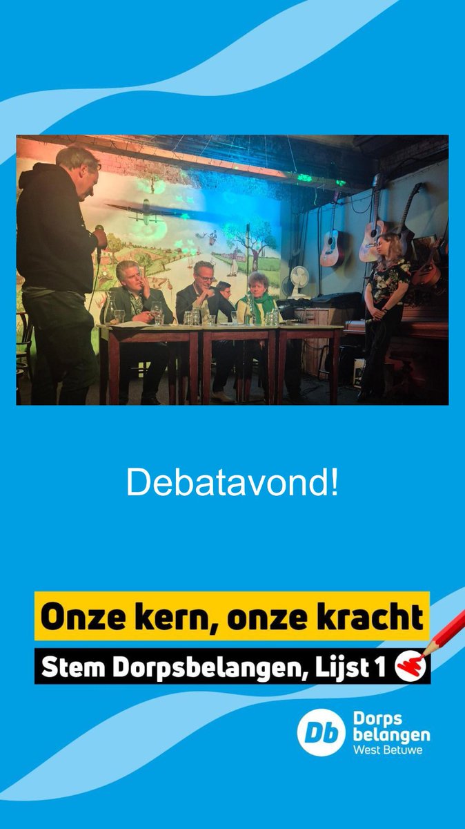 Vanavond zijn de lijstaanvoerders met elkaar in debat gegaan in de Beurs in Geldermalsen. Het was een positieve avond waarbij de verschillen wel duidelijk werden, maar ook de verbinding werd gezocht.