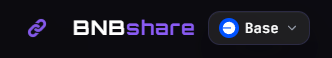 BNBshare is now also live on <a href="/base/">Base</a>!

From now on you can send fees to social accounts on:

Twitter, GitHub, TikTok and Twitch using bnbshare.fun