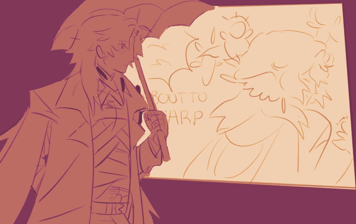 Timely Sunren Doodles!🪽⚔️ tweet media