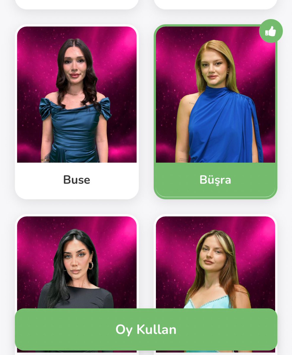 Halk oylaması başladı Aşkın Gücü uygulamasını indirip Büşraya pozitif oylarımızı verelim 💫✨
#kismetseolur • #büşranurbulut