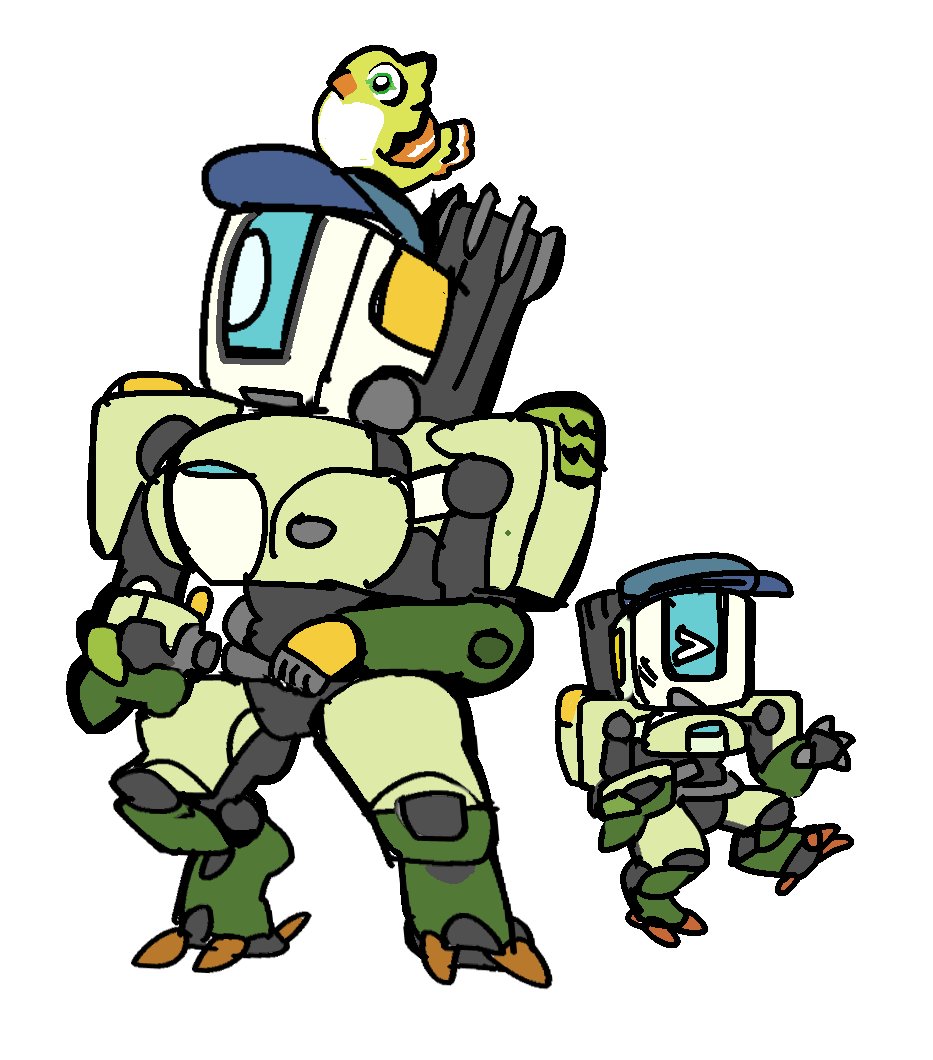 An0MaHous3's tweet photo. #Overwatch
I’m very emotional about the fact Bastion’s legs are digitigrade what a creature https://t.co/PHacPtswXy