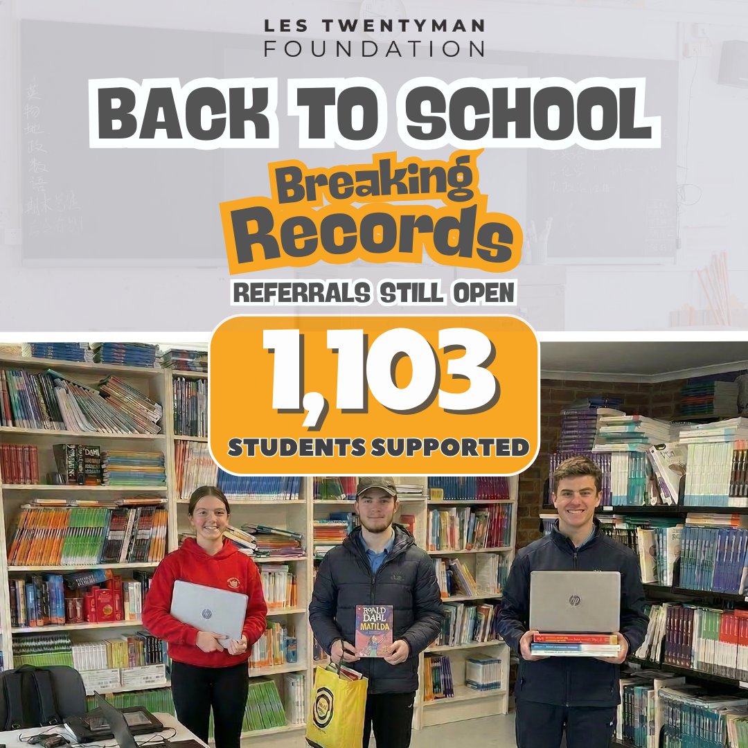 Les Twentyman Foundation tweet media