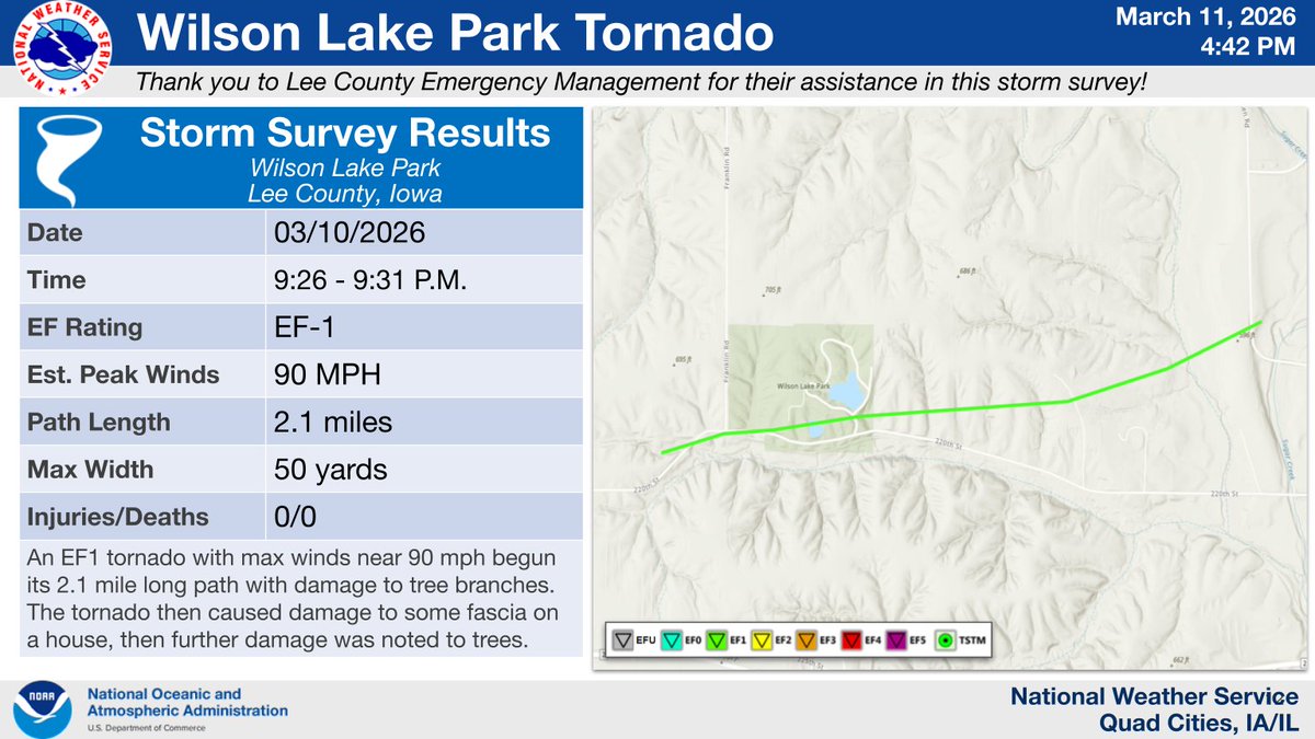 NWS Quad Cities tweet media