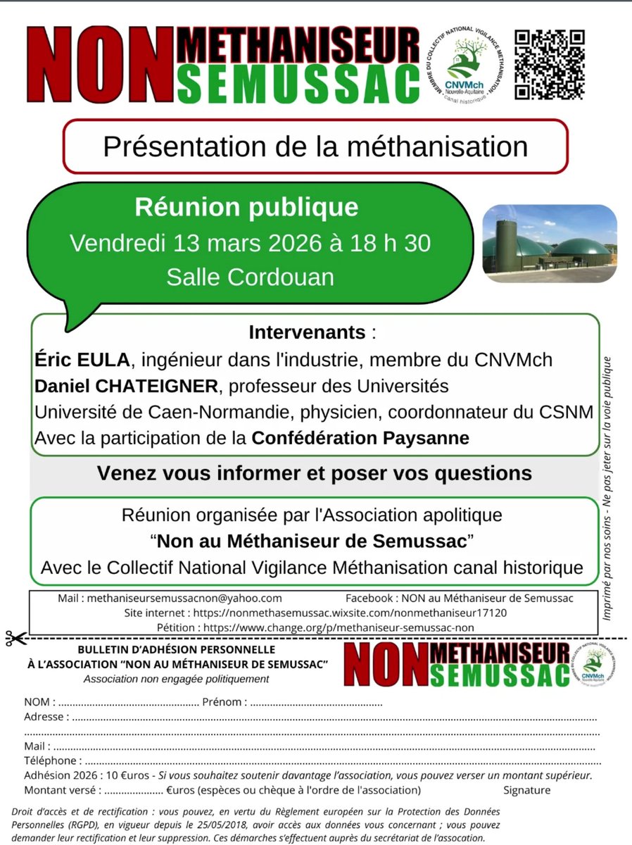 Coll. Scient. National Méthanisation raisonnable tweet media
