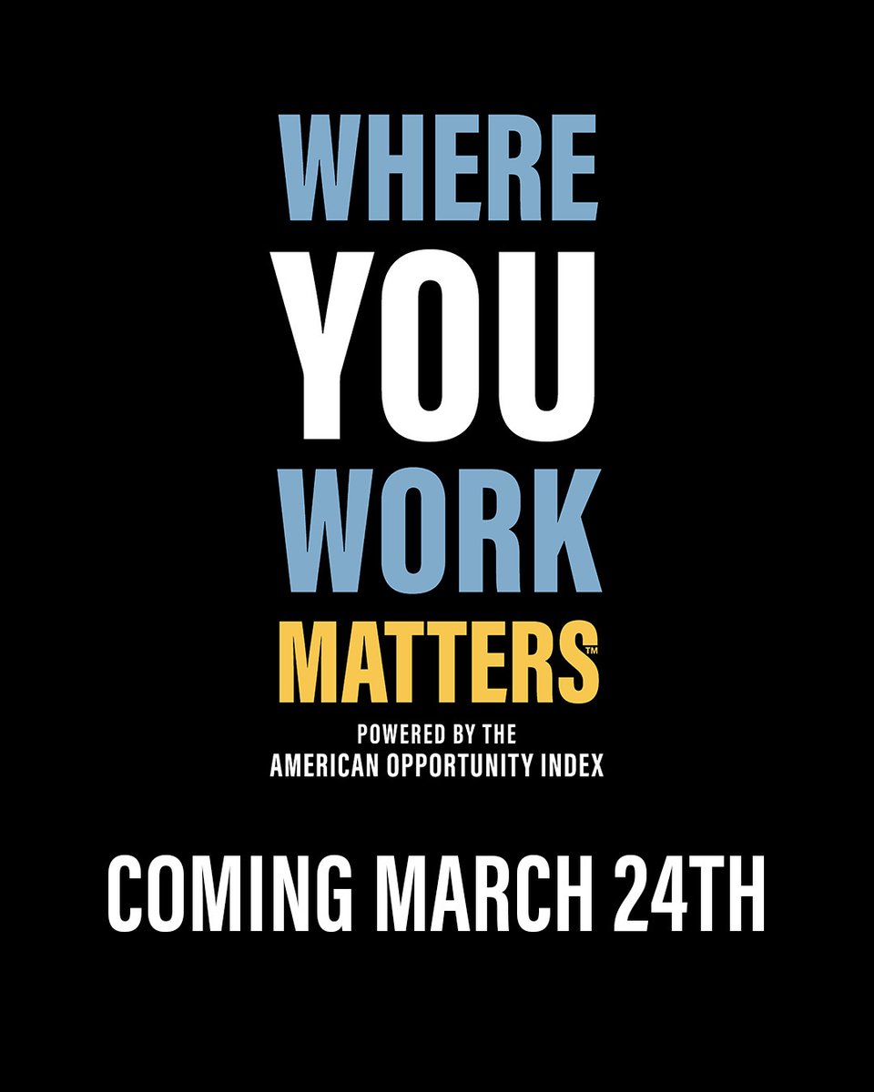 Where You Work Matters (@wywmatters) / Posts / X