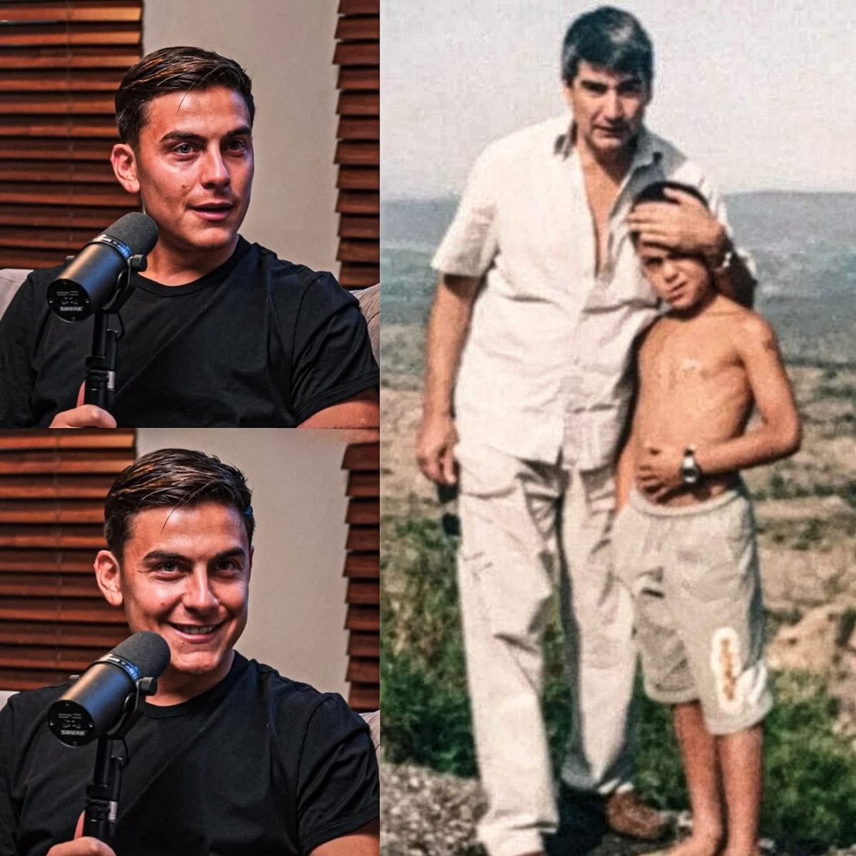 🚨‼️🇮🇹 Paulo Dybala: “Mi padre solía llegar tarde a casa y salir temprano, así que apenas lo veía. Tenía una final sub-15 y mi padre no pudo venir por trabajo. Todos los demás estaban allí con sus padres, pero yo estaba solo.

De tiro libre, marqué un gol y corrí a celebrarlo sin