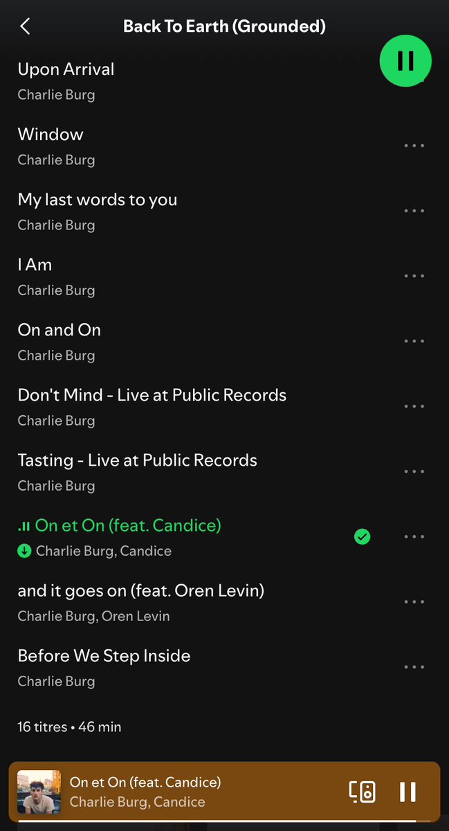 Candice en feat avec Charlie Burg sur son album #fiere