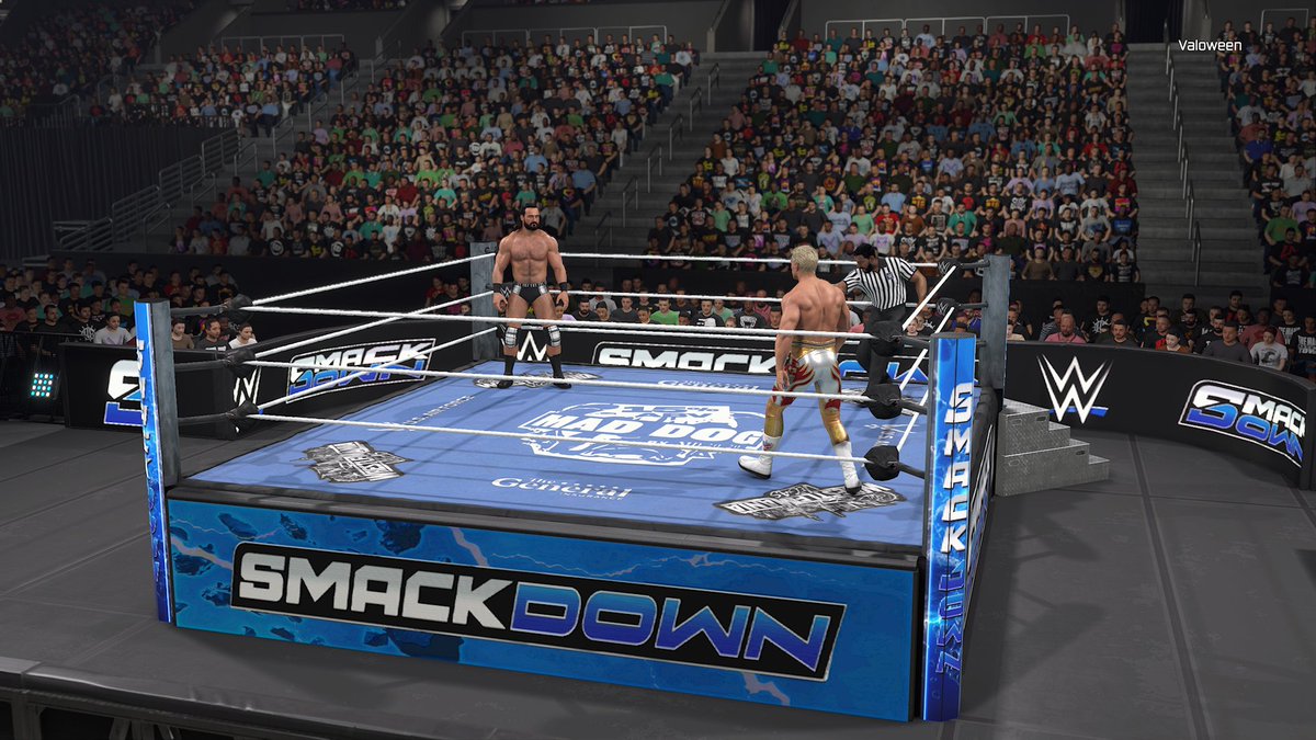 RAW and SmackDown '26 available now with correct recent branding/ads.

Hashtags:

RAW, 2026, Valoween
SmackDown, 2026, Valoween

#wwe2k26