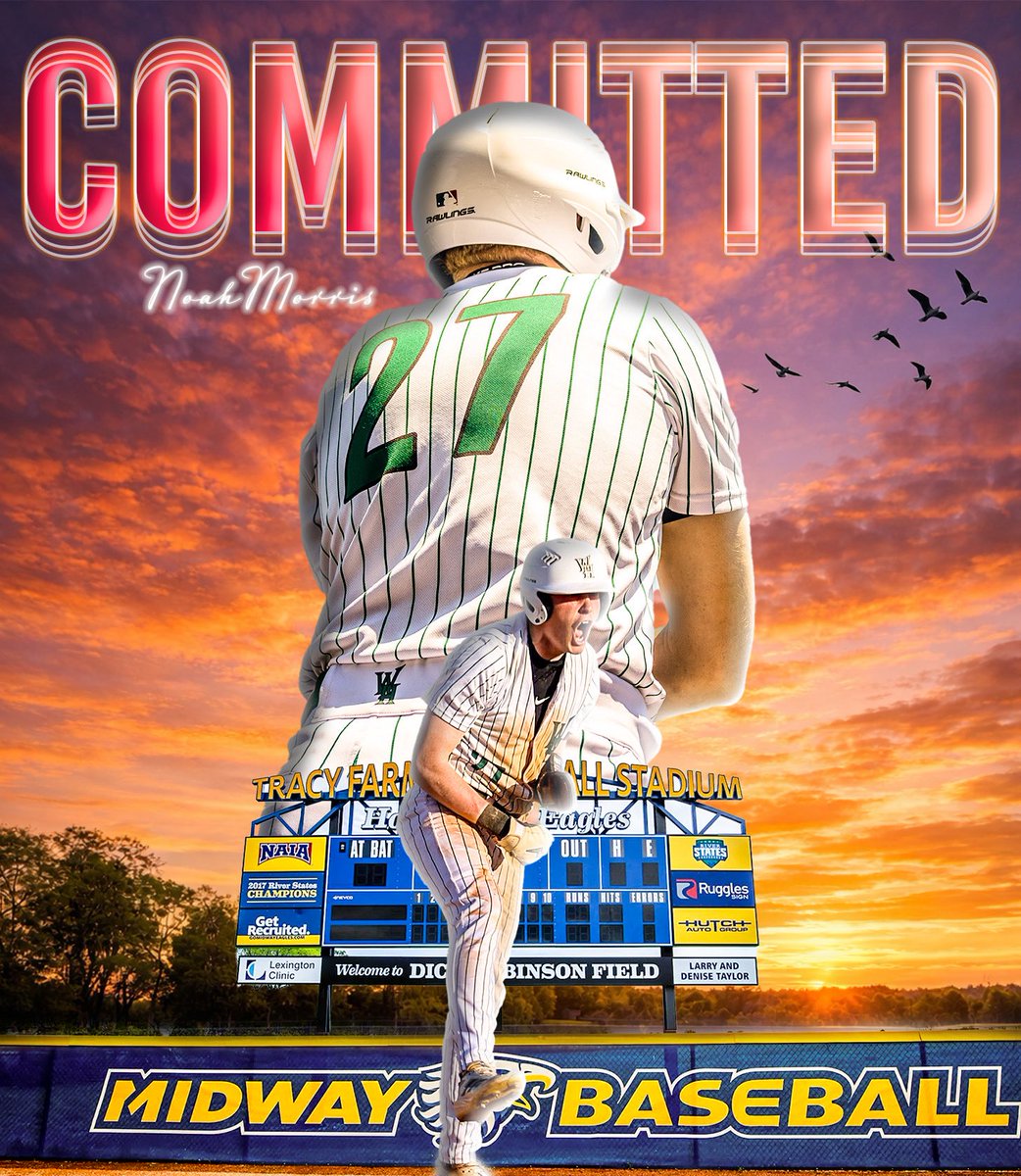 Congratulations to Noah Morris on committing to <a href="/MidwayUBaseball/">Midway University Eagles Baseball</a> to further his academic and baseball career!
