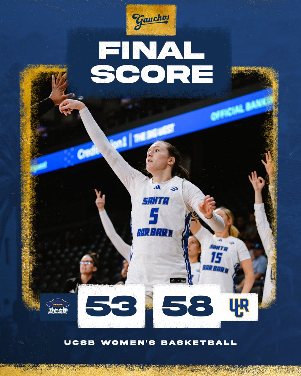 UCSB_WBB's tweet photo. Final from Henderson. 

#GoGauchos https://t.co/2t0rcMegZK